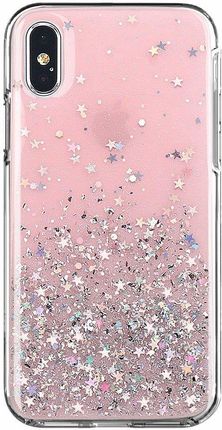 Wozinsky Star Glitter błyszczące etui z brokatem iPhone 12 mini różowy