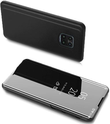 Hurtel Clear View Case futerał etui z klapką Motorola Moto G9 Play / Moto E7 Plus czarny
