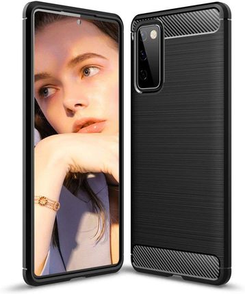 Hurtel Carbon Case elastyczne Samsung Galaxy S20 FE 5G czarny