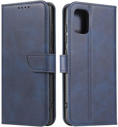 Hurtel Magnet Case elegancki futerał z klapką i funkcją podstawki Samsung Galaxy A51 niebieski