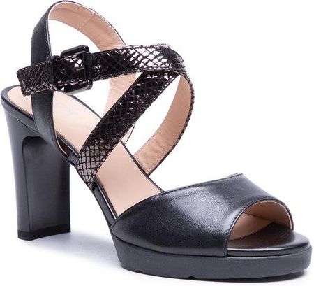 Geox Sanda y D Annya High Sandal D D02CLD 000KY C9999 Czarny Ceny i opinie Ceneo.pl