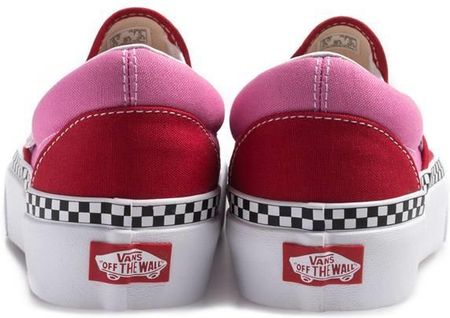 Vans UA Classic Slip-On Platform 2-Tone Chili Pepper/Fuchsia Pink
