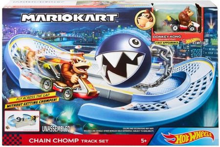 Hot Wheels Mario Kart Starcie Z Wrogiem, Chain Chomp GKY48