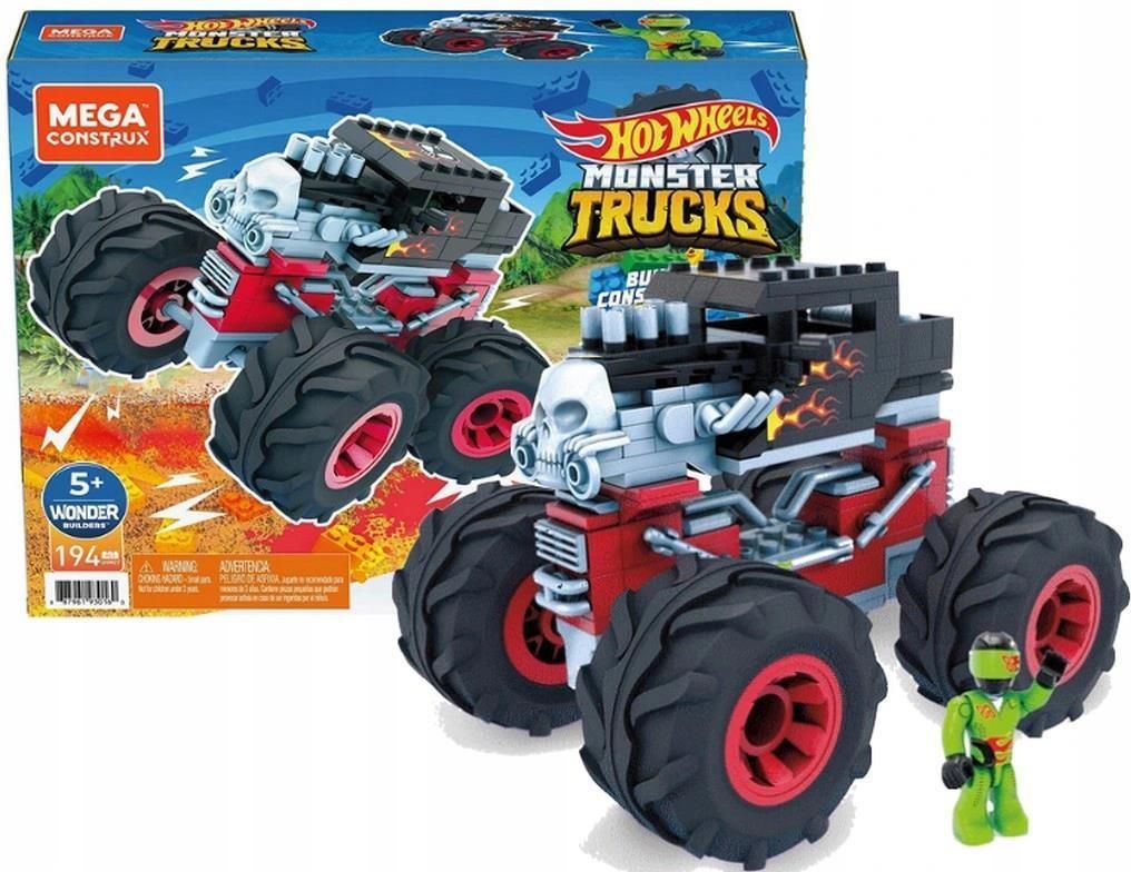 Mega Bloks Zestaw Mega Construx Hot Wheels Monster Trucks Bone Shaker Gvm27 Ceny I Opinie 8449