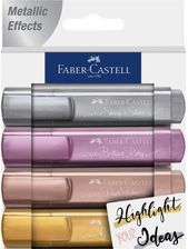 Zdjęcie Faber-Castell Zakreślacz 1546 Metaliczny Creativ Studio 4 Kolory - Mieroszów