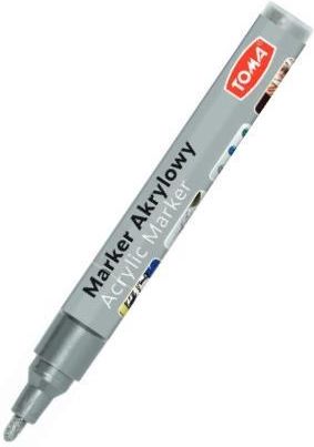 Toma Marker Akrylowy Srebrny To-402