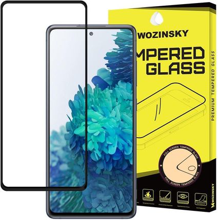 Wozinsky super szkło hartowane Full Glue na cały ekran z ramką Case Friendly Samsung Galaxy A72 czarny
