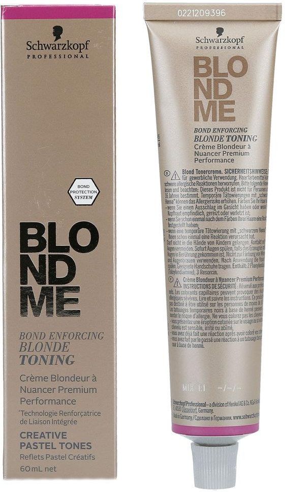 SCHWARZKOPF PROFESSIONAL BLONDME Pastelowy toner do włosów blond STEEL