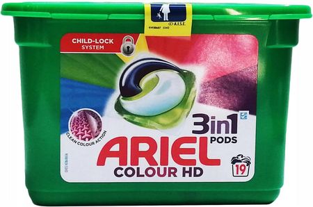 Ariel Pods Color Kapsułki Do Prania 19 Szt 3W1