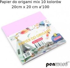 Zdjęcie Penword Papier Do Origami Mix 10 Kolorów 20X20Cm80Gsm A100 - Kożuchów
