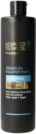 Avon Advance Techniques Odżywianie Szampon Do Włosów Olejek Arganowy I Kokos 400 ml