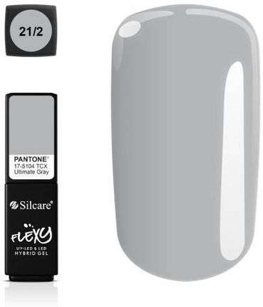 Silcare Flexy Hybrid Gel Pantone lakier hybrydowy 21/2 Ultimate Gray 4.5g