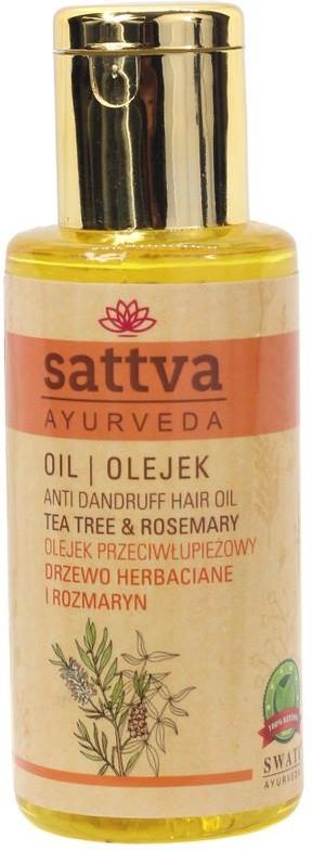 Sattva Anti Dandruff Hair Oil olejek przeciwłupieżowy Drzewo Herbaciane