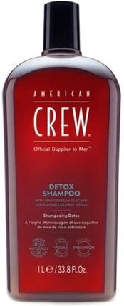 American Crew Detox Szampon Oczyszczający Z Peelingiem 1000 ml