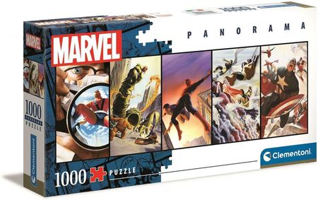 Clementoni Puzzle 1000El. Panoramiczne Collection Marvel 39611
