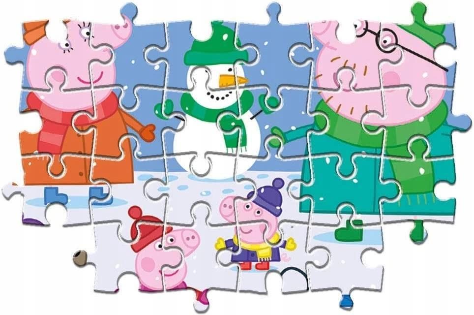 Clementoni Puzzle 104El. Maxi Super Color Świnka Peppa 23752 - Ceny i ...