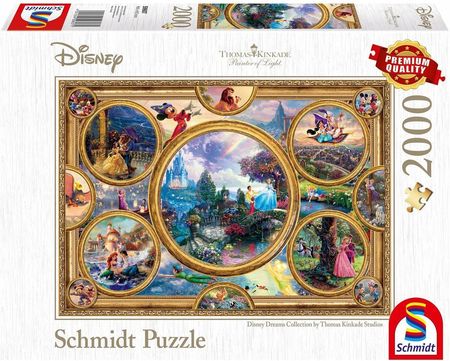Schmidt Puzzle Pq 2000El. Bohaterowie Bajek Disneya G3