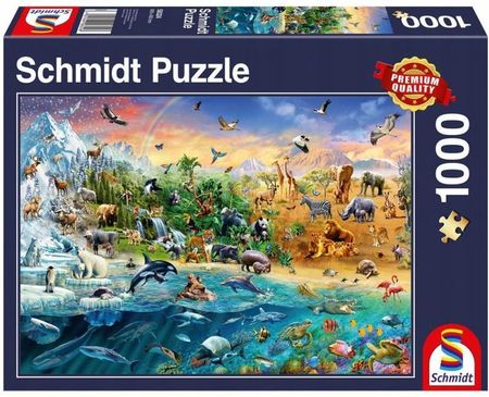 Schmidt Puzzle Pq 1000El. Królestwo Zwierząt G3