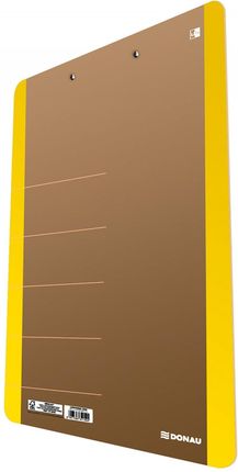 Donau Clipboard Life Karton A4 Z Klipsem Żółty