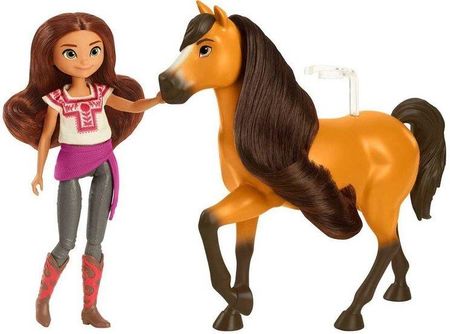 Mattel Mustang: Duch wolności Lalka Lucky + Koń Spirit (GXF20/GXF21)