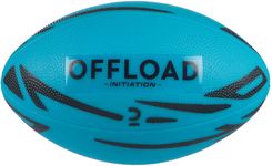 Zdjęcie Offload Piłka Do Rekreacyjnej Gry W Rugby R100 Mini Z Pcv Niebieski Turkusowy - Ostrołęka