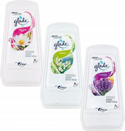 Glade Zen Konwalia Lawenda Odświeżacz Żel 3x150g