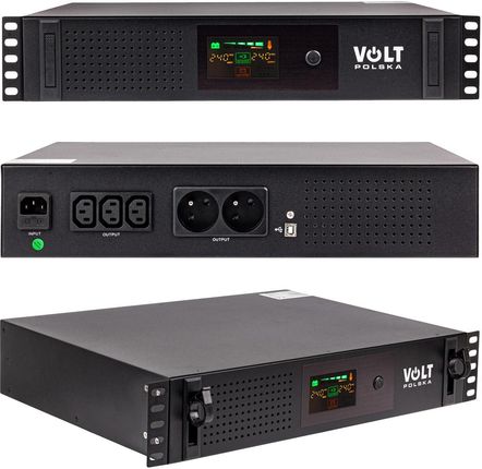 VOLT Micro UPS (2000VA/1200W, 3x FR, AVR, LCD, USB) (MICROUPS2000)