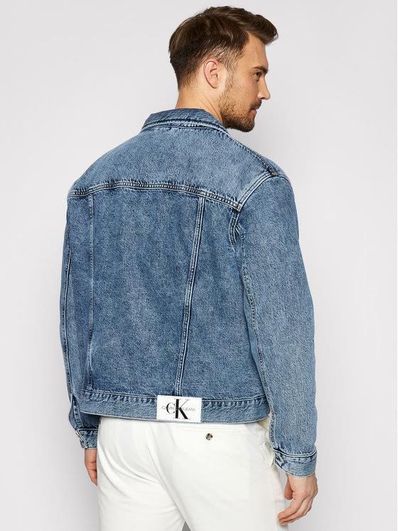 Calvin Klein Jeans Kurtka jeansowa J30J317758 Niebieski Regular Fit - Ceny  i opinie - Ceneo.pl