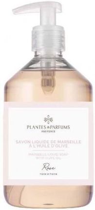 Plantes&Parfums Provence Tradycyjne Mydełko Marsylskie Rose Różane 500Ml
