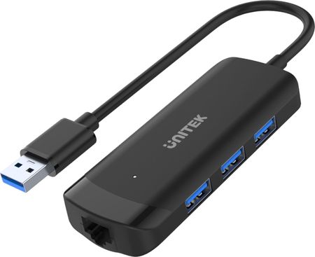 Unitek Hub USB 3.1 gen1 3 porty USB-A i RJ45 (H1111A)