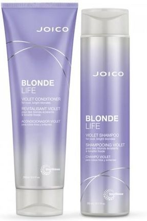 Joico Blonde Life Violet zestaw do włosów rozjaśnianych i farbowanych na blond szampon 300ml, odżywka 250ml