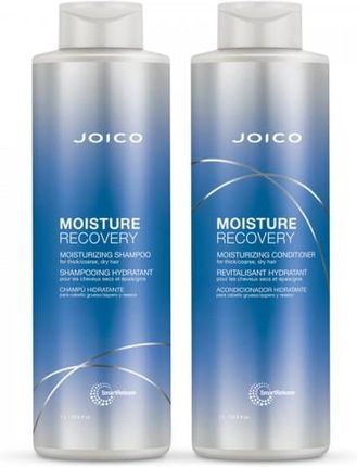 Joico Moisture Recovery nawilżający zestaw do włosów przesuszonych, normalnych i grubych szampon 1000ml, odżywka 1000ml
