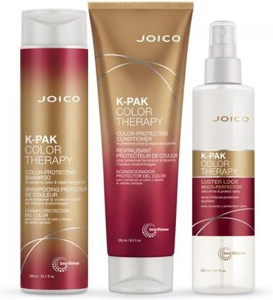 Joico K-Pak Color Therapy zestaw do włosów farbowanych szampon, odżywka, spray