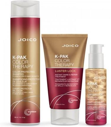 Joico K-Pak Color Therapy zestaw do włosów farbowanych szampon, maska, olejek