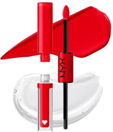 NYX Professional Makeup Shine Loud Pro Pigment Pomadka w Płynie Rebel In Red 2x3.4ml