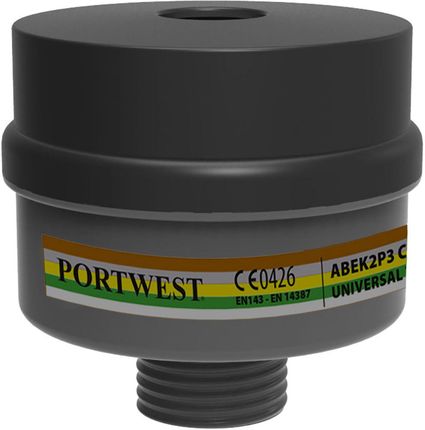 Portwest Filtr Kombinowany Uniwersalny Abek2P3 P976 (4Szt) Czarny
