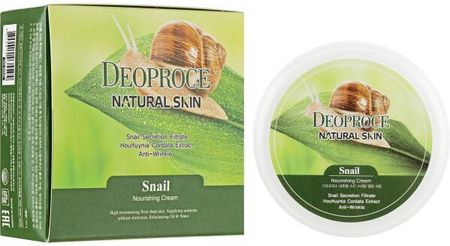 Krem Deoproce Z Ekstraktem Ze Śluzu Ślimaka Natural Skin Snail Nourishing Cream na dzień 100g