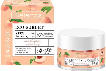 Krem Bielenda Nawilżająco-Odżywczy ​​Do Twarzy Eco Sorbet Moisturizing&Nourishing Face Cream na dzień i noc 50ml