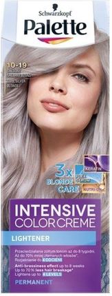 Palette Intensive Color Creme Farba Do Włosów 10 19 Chłodny Srebrny Blond