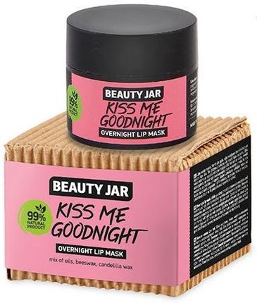 Beauty Jar Maska Do Ust Na Noc Kiss Me Goodnight Overnight Lip Mask 15Ml