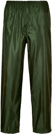 Portwest Klasyczne Spodnie Przeciwdeszczowe S441 Zielony M