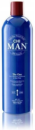 Chi Man The One Szampon Do Włosów i Ciała Dla Mężczyzn 739 Ml