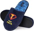 Kapcie Męskie dla Taty SOXO z napisem "Super Tata" w pudełku | prezent na Dzień Ojca