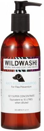 Wildwash UK Szampon przeciw pchłom i kleszczom dla psa Pro 300ml koncentrat 