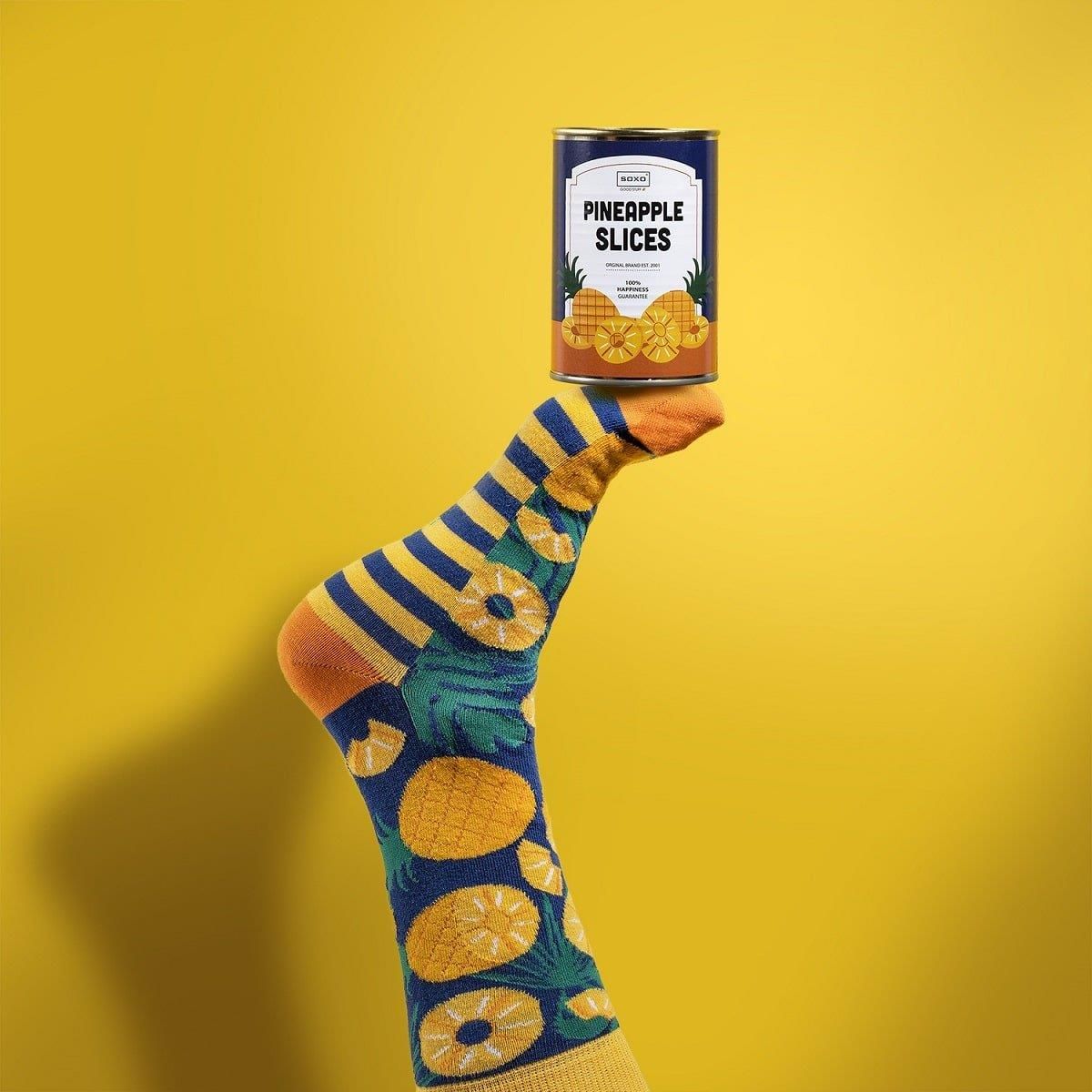 Funny socks sausages in a can SOXO GOOD STUFF Men's socks - price