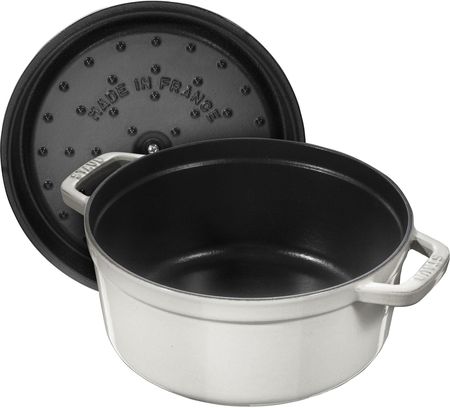 Staub Garnek żeliwny La Cocotte 1,7L biała trufla (405014090) - zdjęcie 3