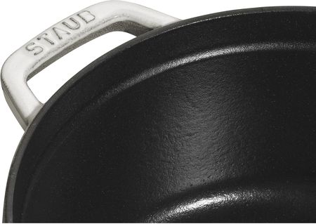 Staub Garnek żeliwny La Cocotte 1,7L biała trufla (405014090) - zdjęcie 6
