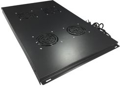 Zdjęcie Alantec Panel Wentylacyjny Dachowy 4 Wentylatory Do Szaf 600X800 Kolor Czarny (SAFR4600800C) - Jeziorany