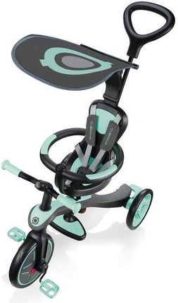 Globber Rowerek 4W1 Trójkołowy Biegowy Wózek Explorer Trike Mint - zdjęcie 4
