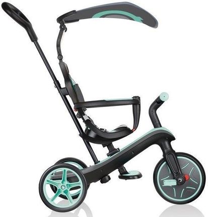 Globber Rowerek 4W1 Trójkołowy Biegowy Wózek Explorer Trike Mint - zdjęcie 2